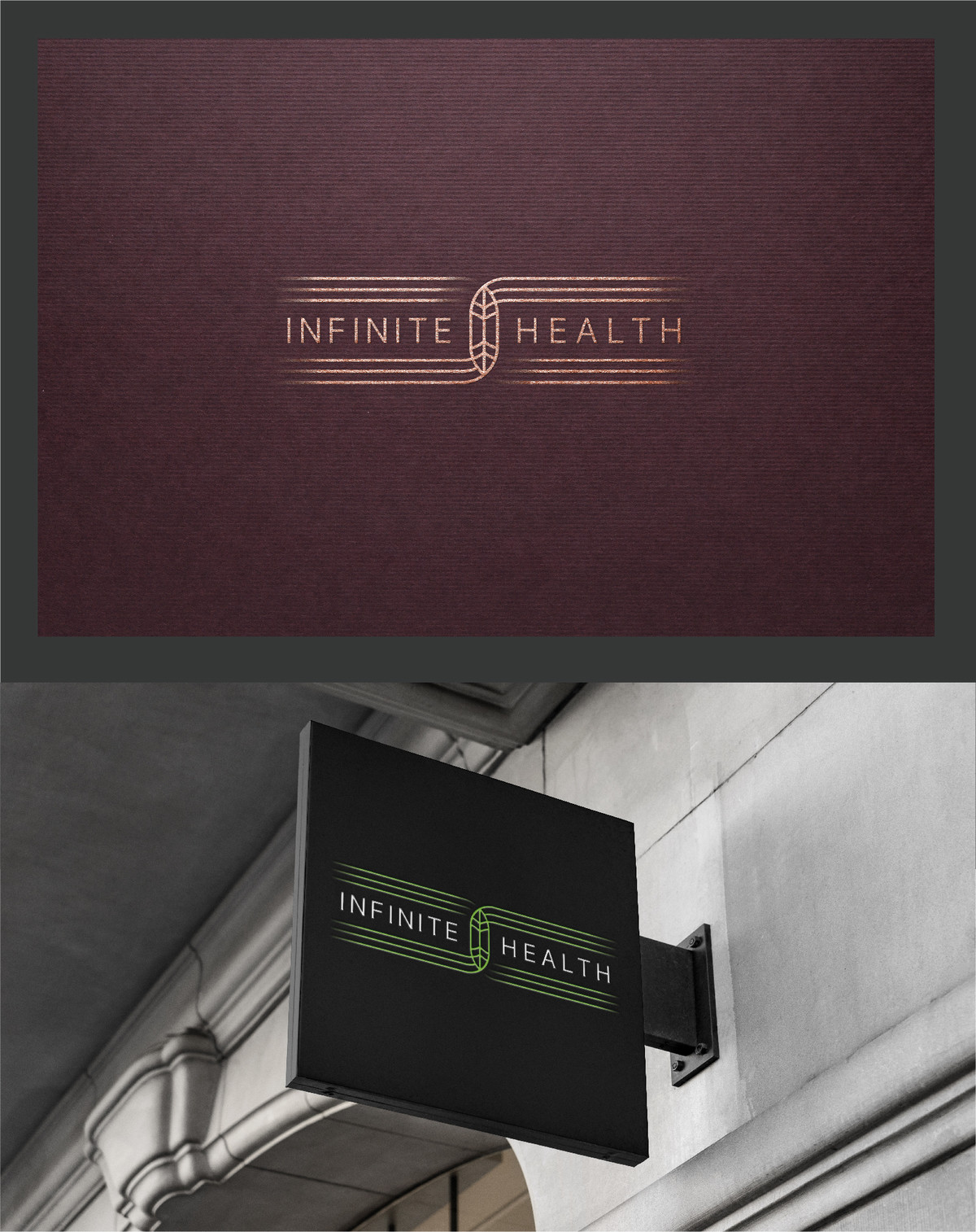 由www.kgdesign.cn完成的infinite health Logo设计
